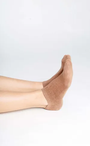 Pure •  Women Low Cut Ankle Socks (Taupe)