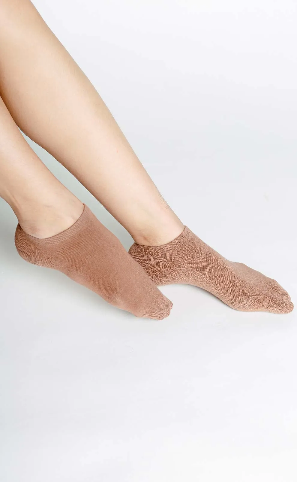 Pure •  Women Low Cut Ankle Socks (Taupe)