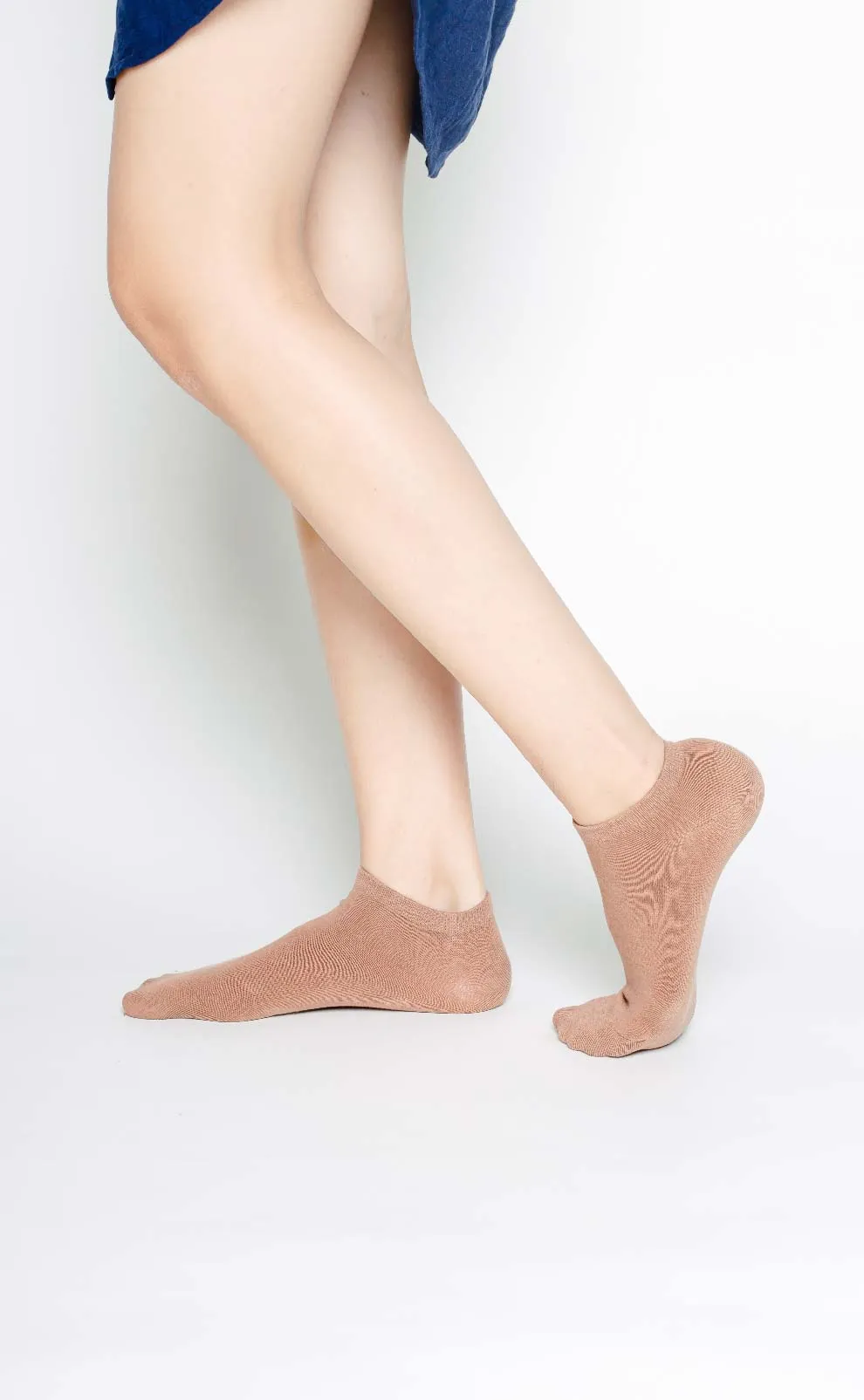 Pure •  Women Low Cut Ankle Socks (Taupe)