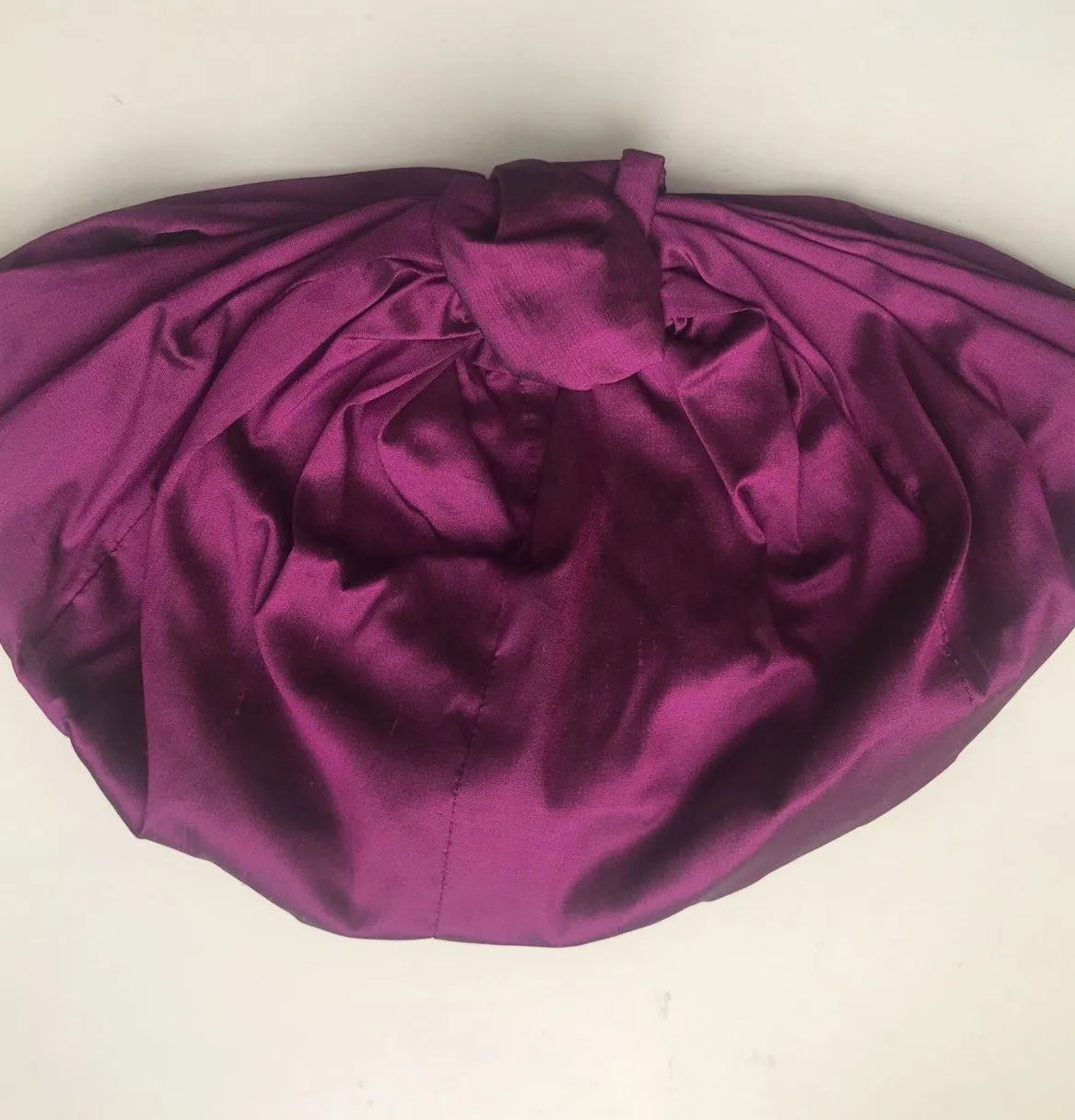 Purple/pink  silk turban