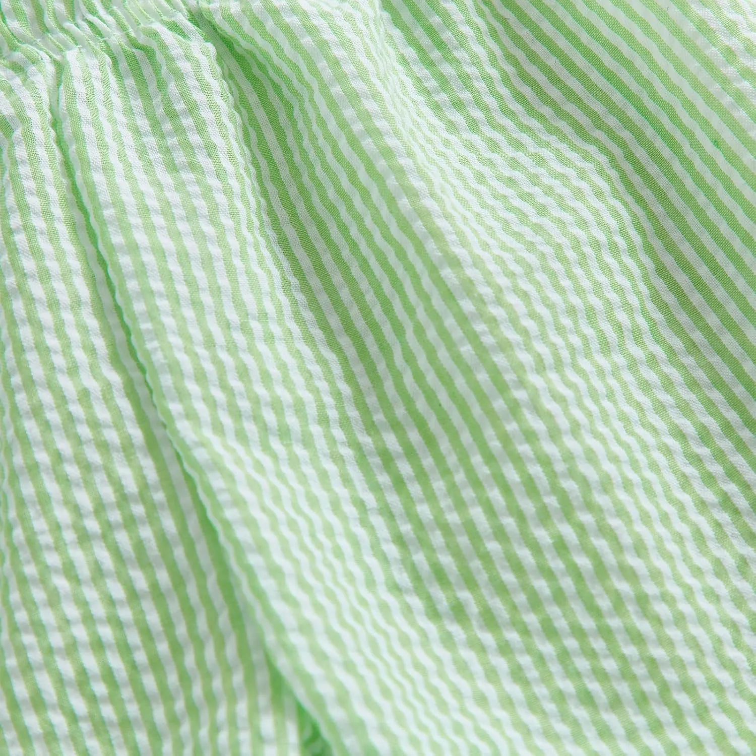 Qiylii Toddler Baby Girls Boys Summer Shorts Bubble Cotton Stripe Beach Short Pants Elastic Waist Casual Shorts