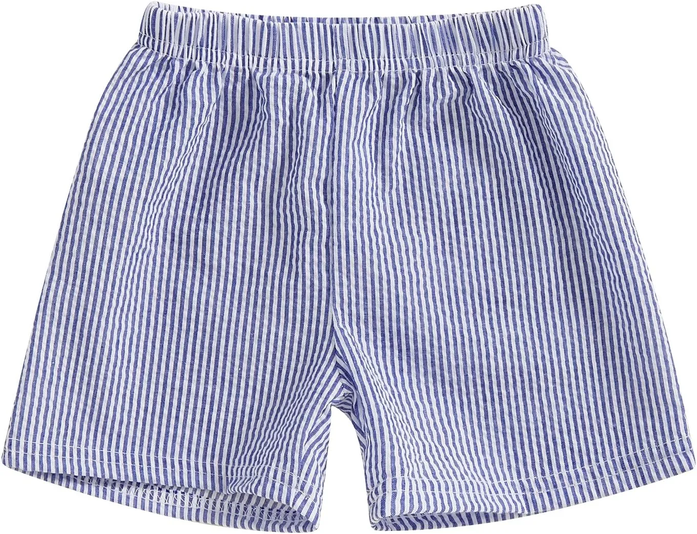 Qiylii Toddler Baby Girls Boys Summer Shorts Bubble Cotton Stripe Beach Short Pants Elastic Waist Casual Shorts