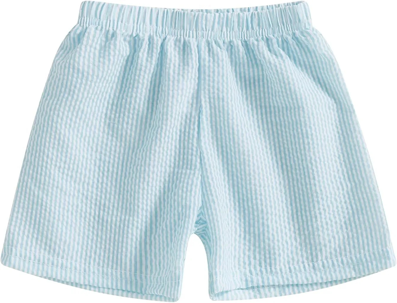 Qiylii Toddler Baby Girls Boys Summer Shorts Bubble Cotton Stripe Beach Short Pants Elastic Waist Casual Shorts