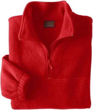 Quarter-Zip Fleece Pullover - Black - S 8 oz. Quarter-Zip Fleece Pullover