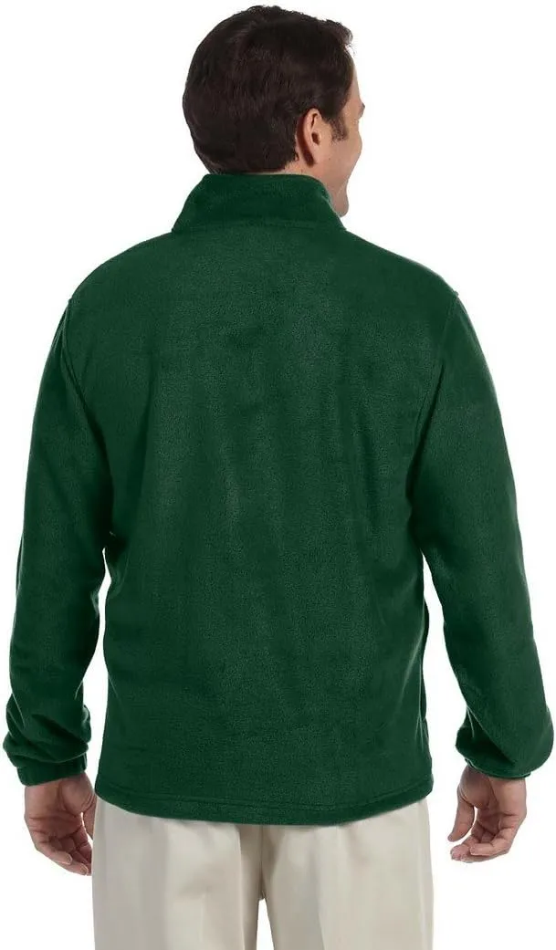 Quarter-Zip Fleece Pullover - Black - S 8 oz. Quarter-Zip Fleece Pullover