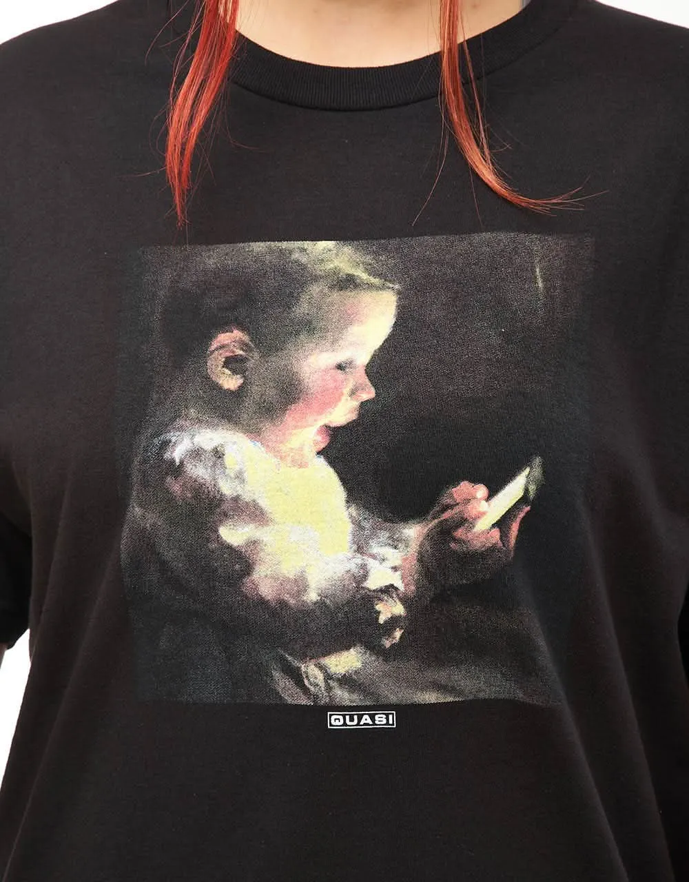 Quasi Child Care T-Shirt - Black