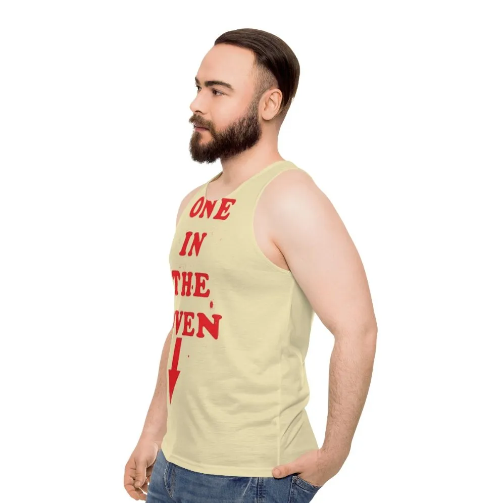 "One In The Oven" Maternity Unisex Tank Top