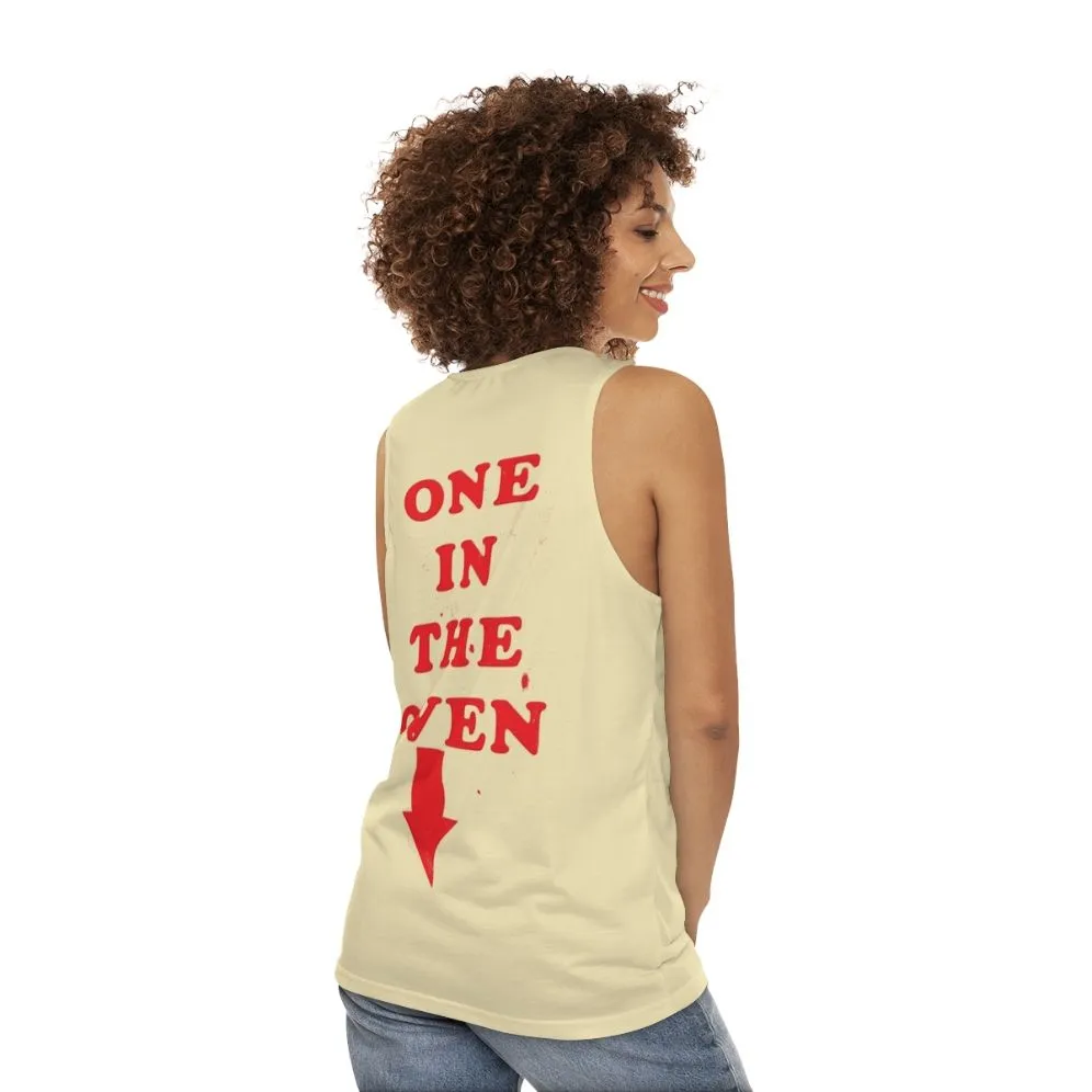 "One In The Oven" Maternity Unisex Tank Top