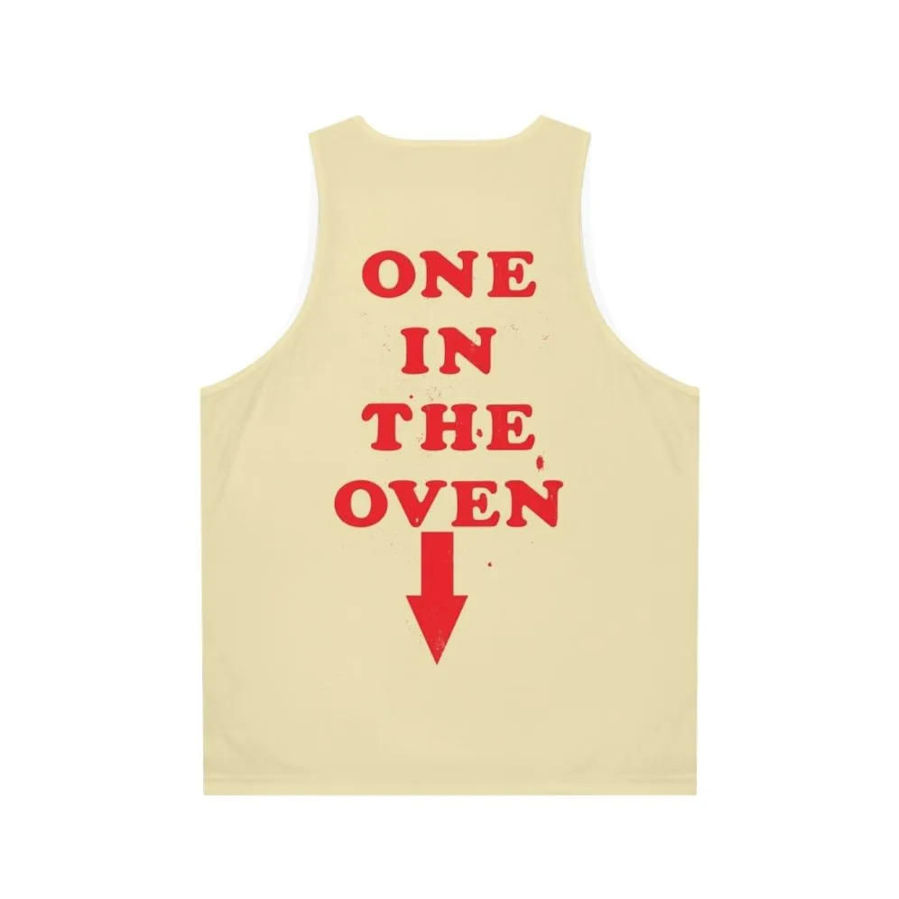 "One In The Oven" Maternity Unisex Tank Top