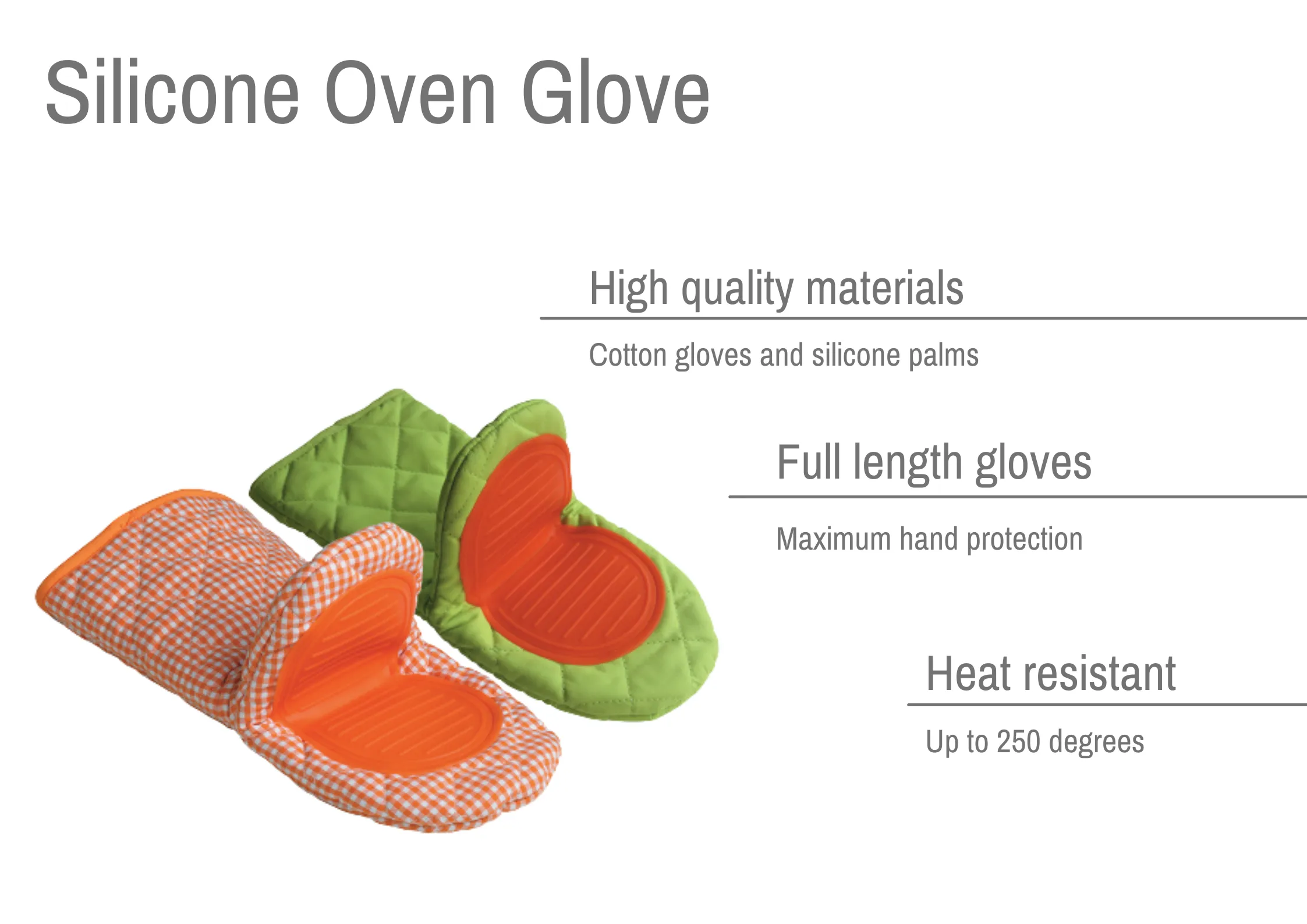 R6113.01 Rayen Silicone Oven Glove (1 Pair)