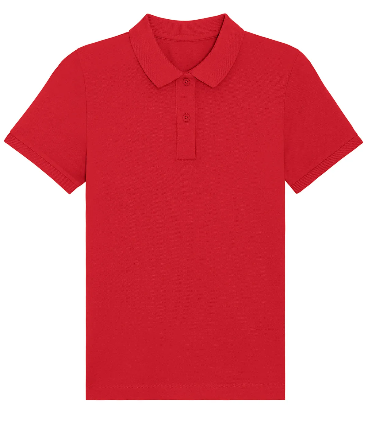 Red - Stella Elliser women's fitted piqué short sleeve polo  (STPW333)