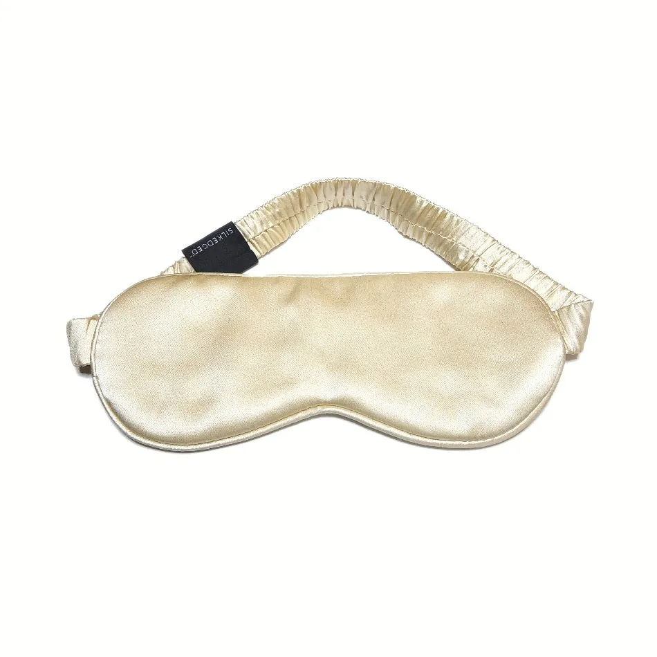Rejuvenating Silk Sleep Mask - Champagne Eye Cover