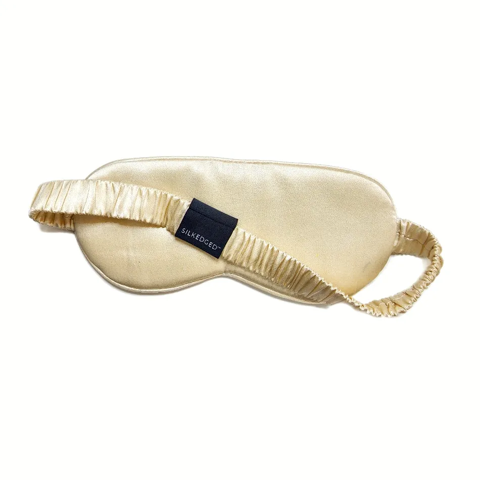 Rejuvenating Silk Sleep Mask - Champagne Eye Cover
