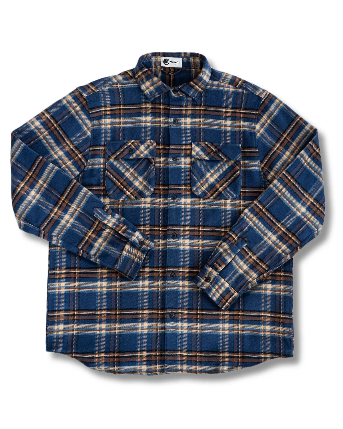 Relaxed Flannel, Pecan Plaid