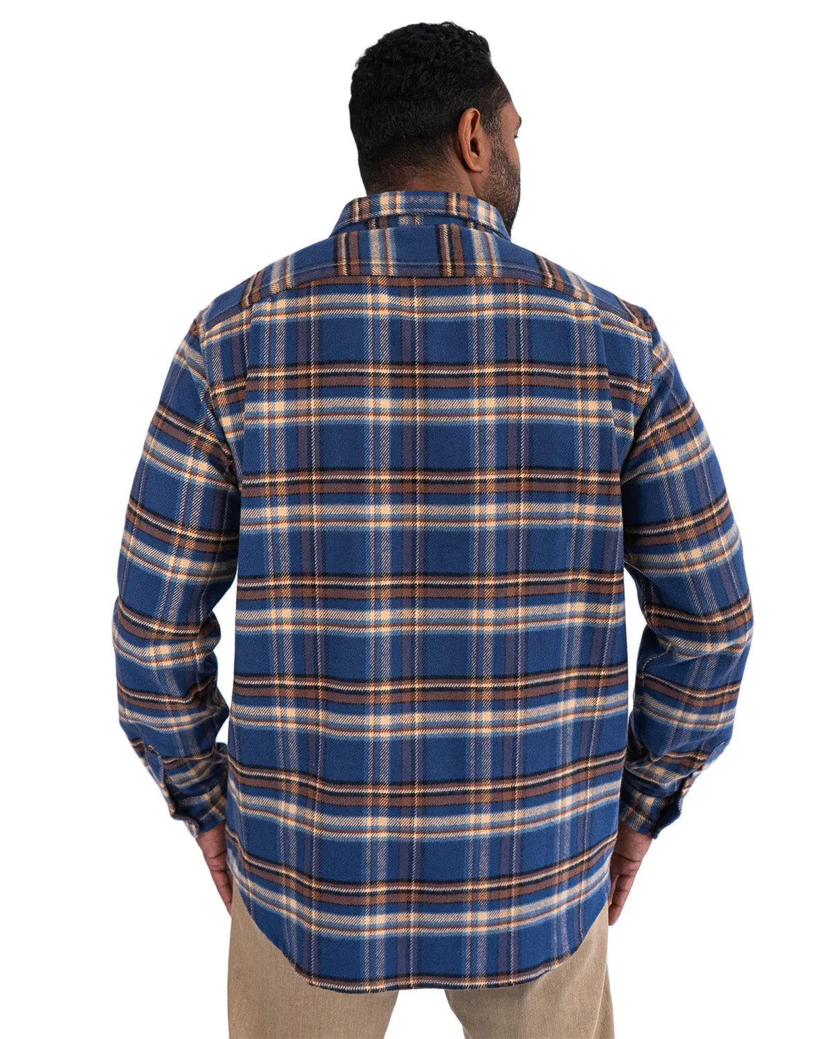 Relaxed Flannel, Pecan Plaid