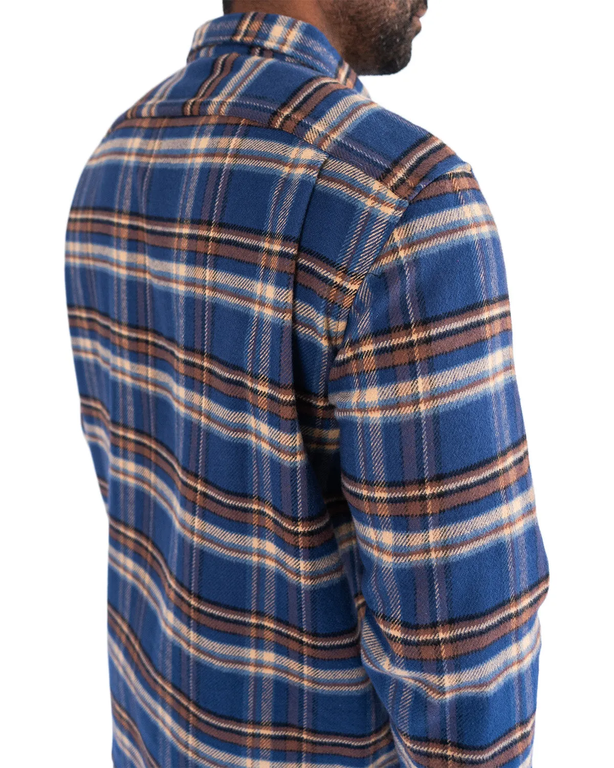 Relaxed Flannel, Pecan Plaid