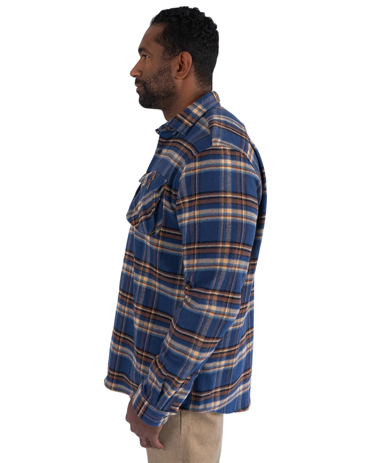 Relaxed Flannel, Pecan Plaid