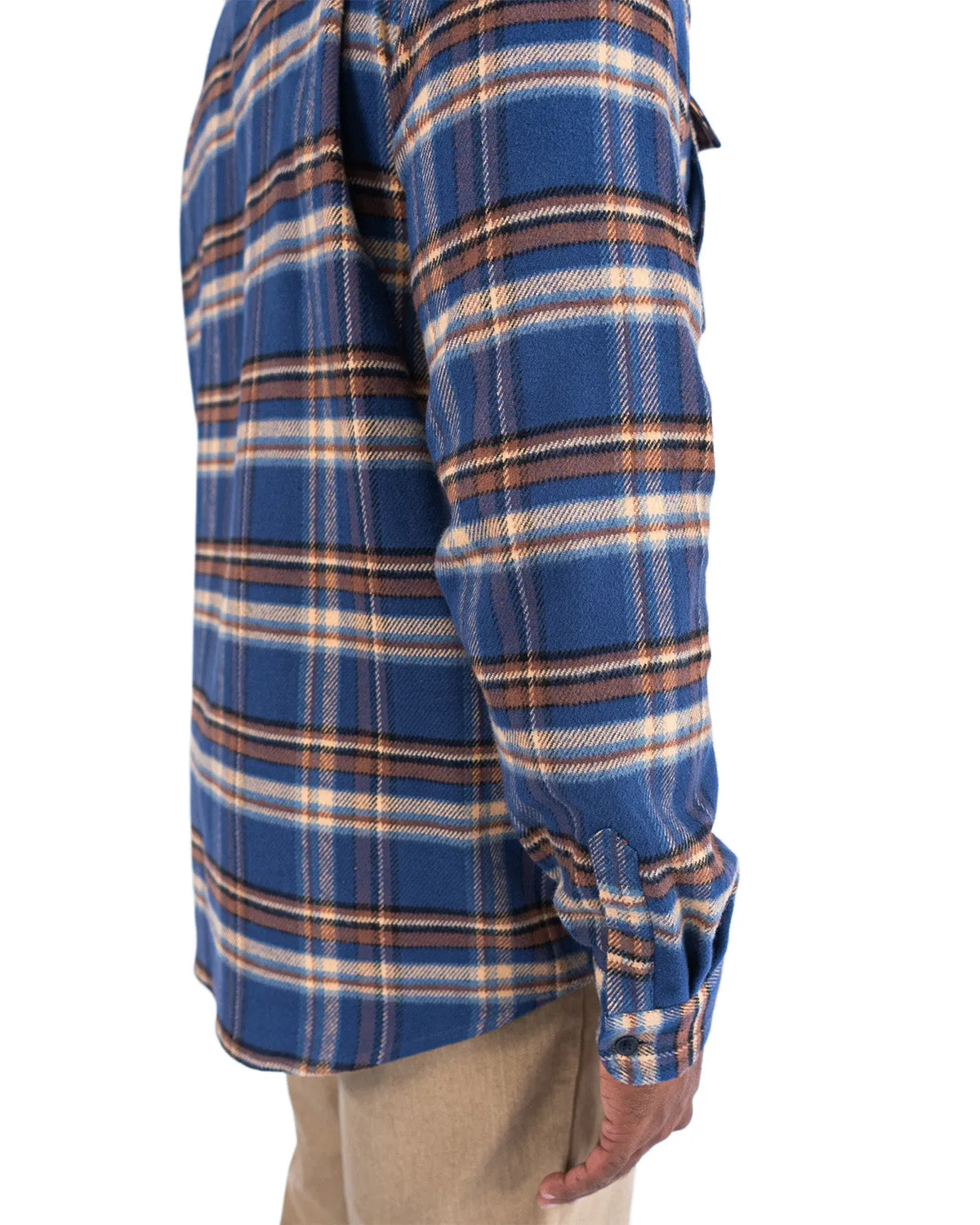 Relaxed Flannel, Pecan Plaid