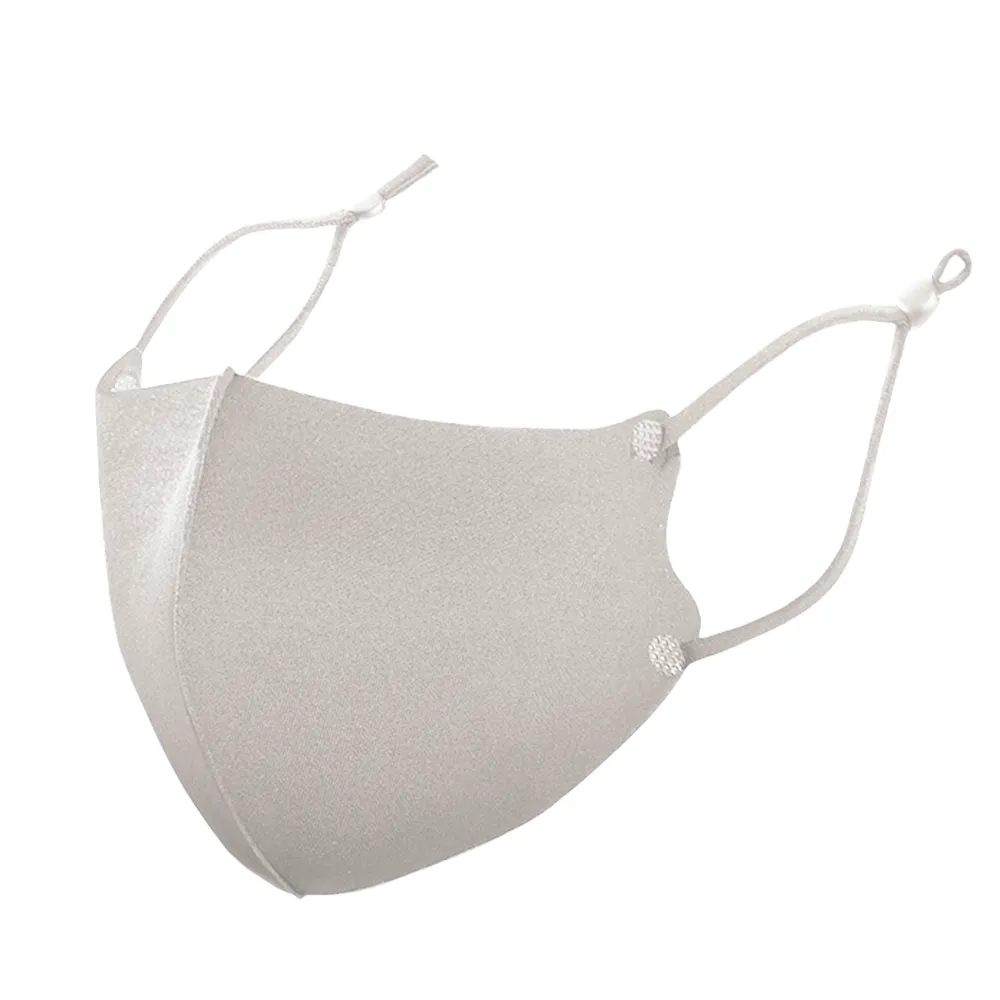 Reusable Cooling Ice Silk Cotton Mask with Adjustable Strap