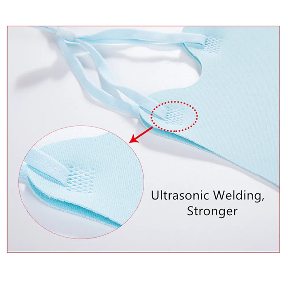 Reusable Cooling Ice Silk Cotton Mask with Adjustable Strap