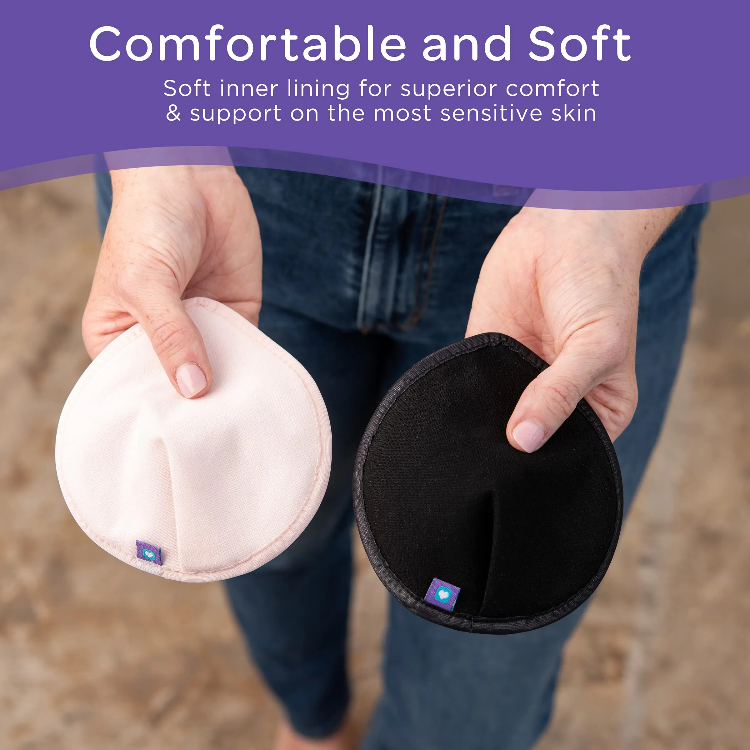 Reusable Nursing Pads for Breastfeeding Mothers, 8 Washable Pads