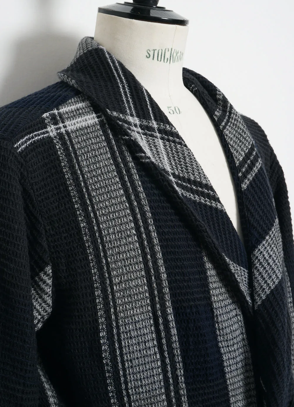 ROBE | Honeycomb Weave | Black/Navy/White