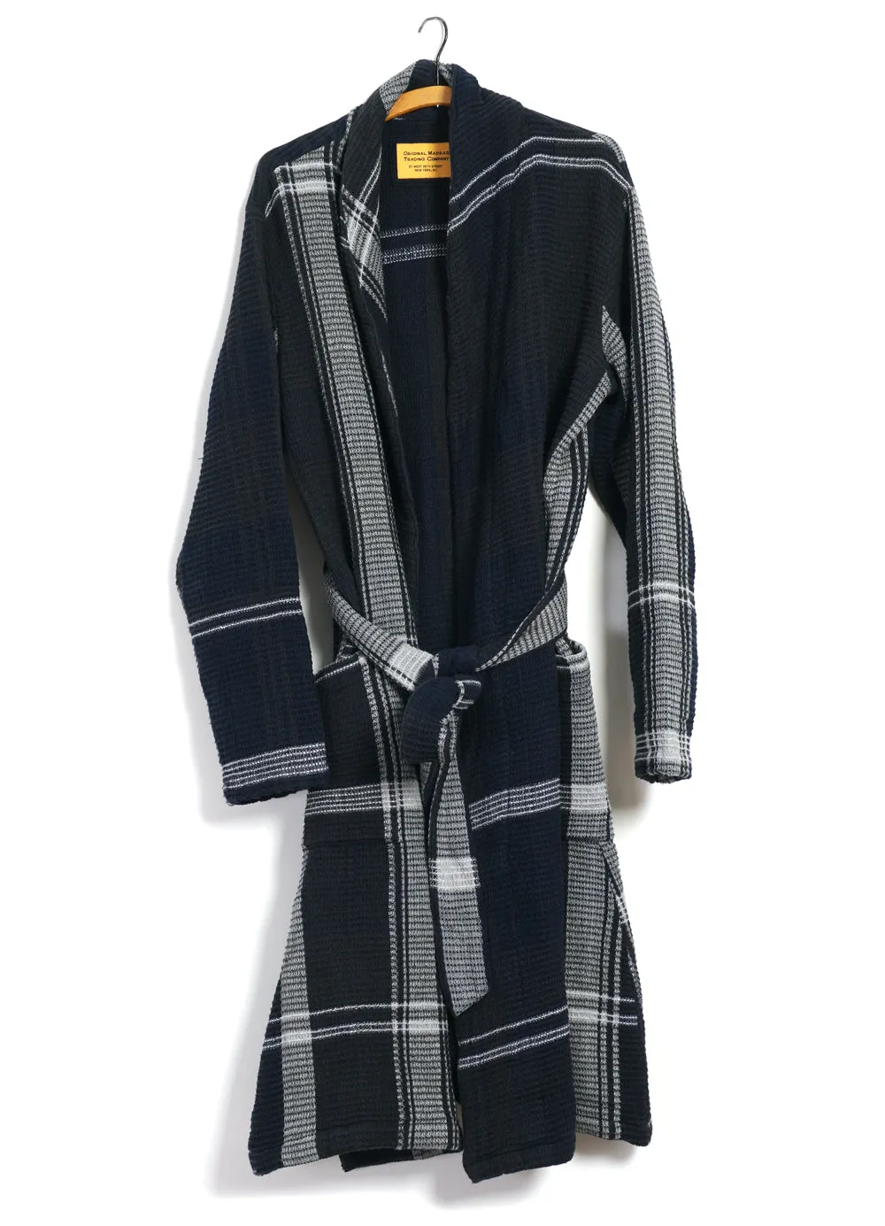 ROBE | Honeycomb Weave | Black/Navy/White