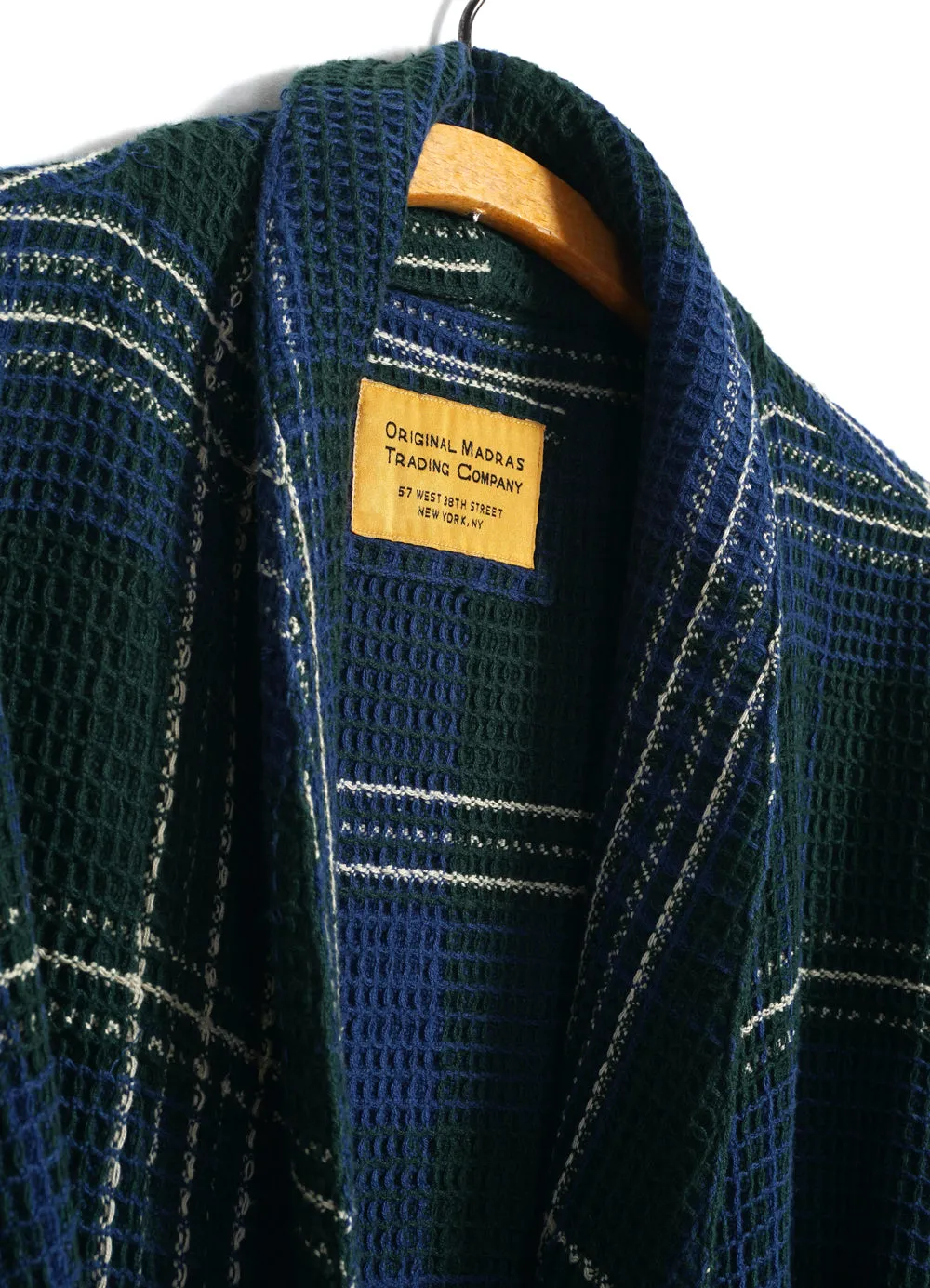 ROBE | Honeycomb Weave | Blue/Green