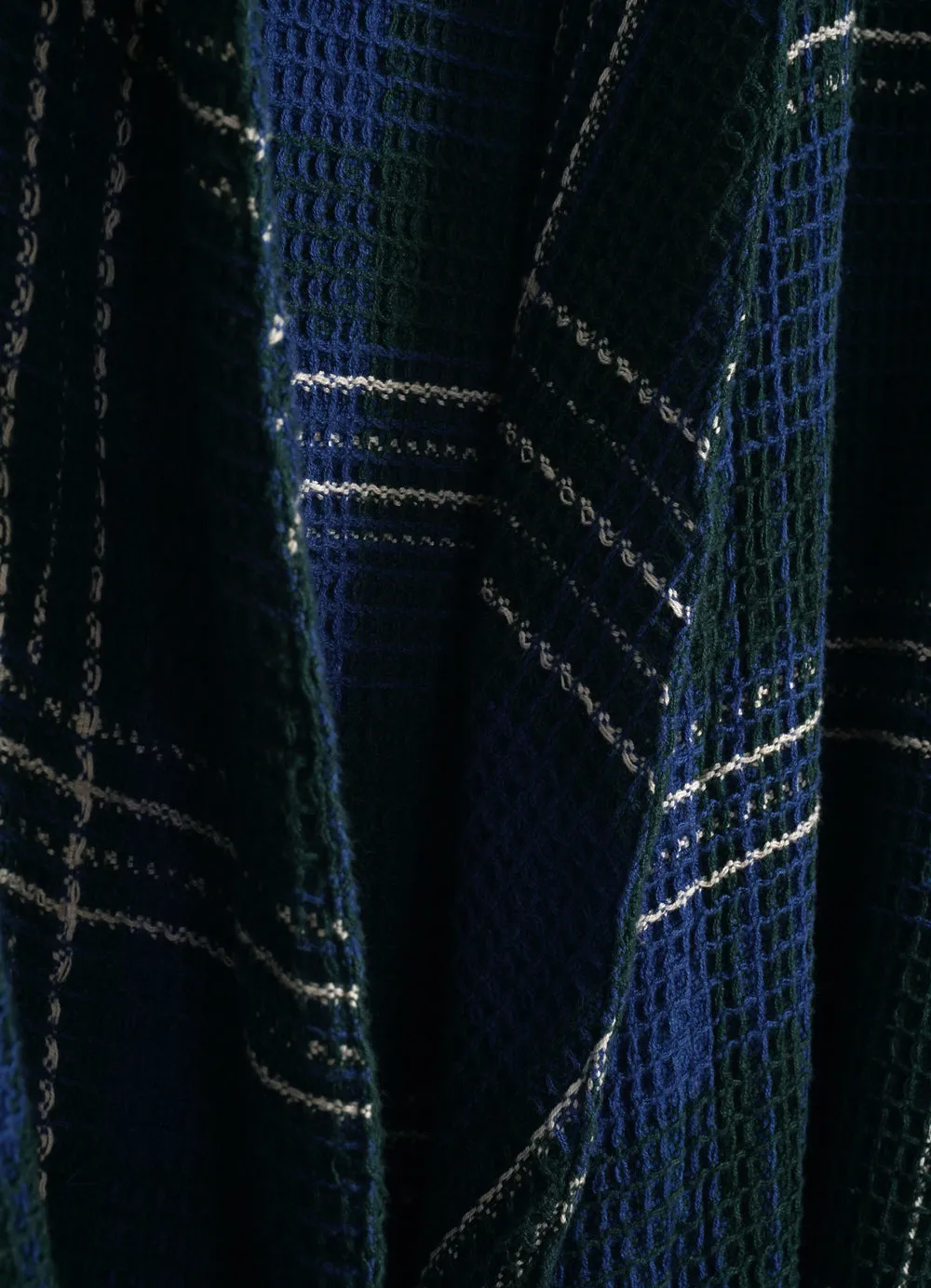 ROBE | Honeycomb Weave | Blue/Green