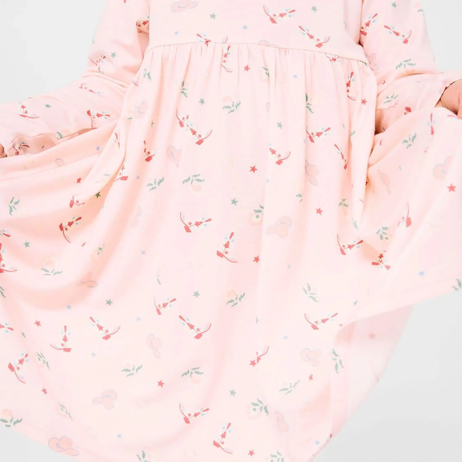 rodeo drive pink modal magnetic easy peasy dress   legging set