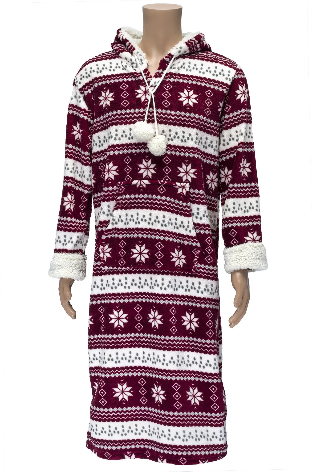 ROMANTA NORDIC FLEECE LOUNGER WITH KANGAROO POCKETS