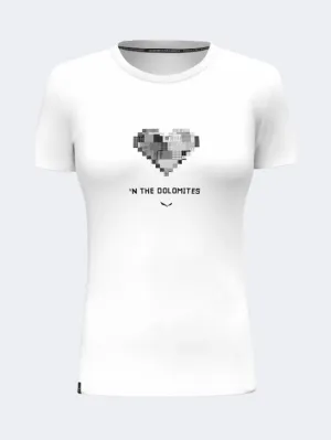 Salewa Pure Heart Dry  Women Hiking T-Shirt White