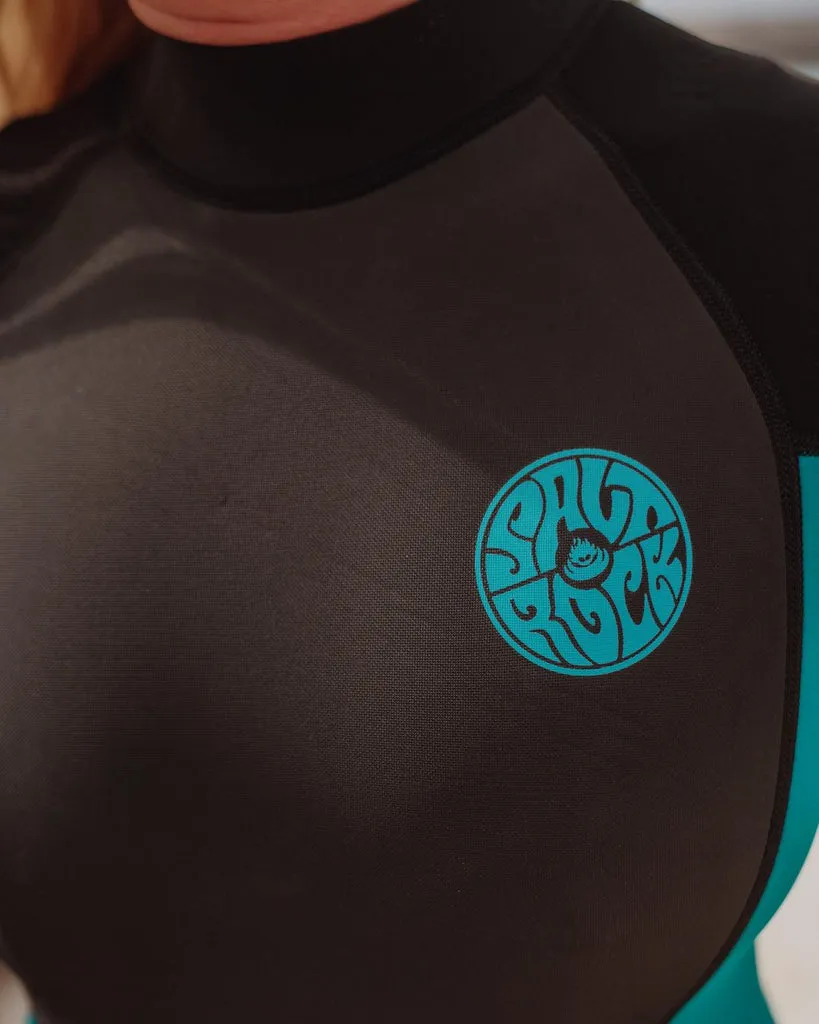 Saltrock Core - Womens 3/2 Shortie Wetsuit - Turquoise