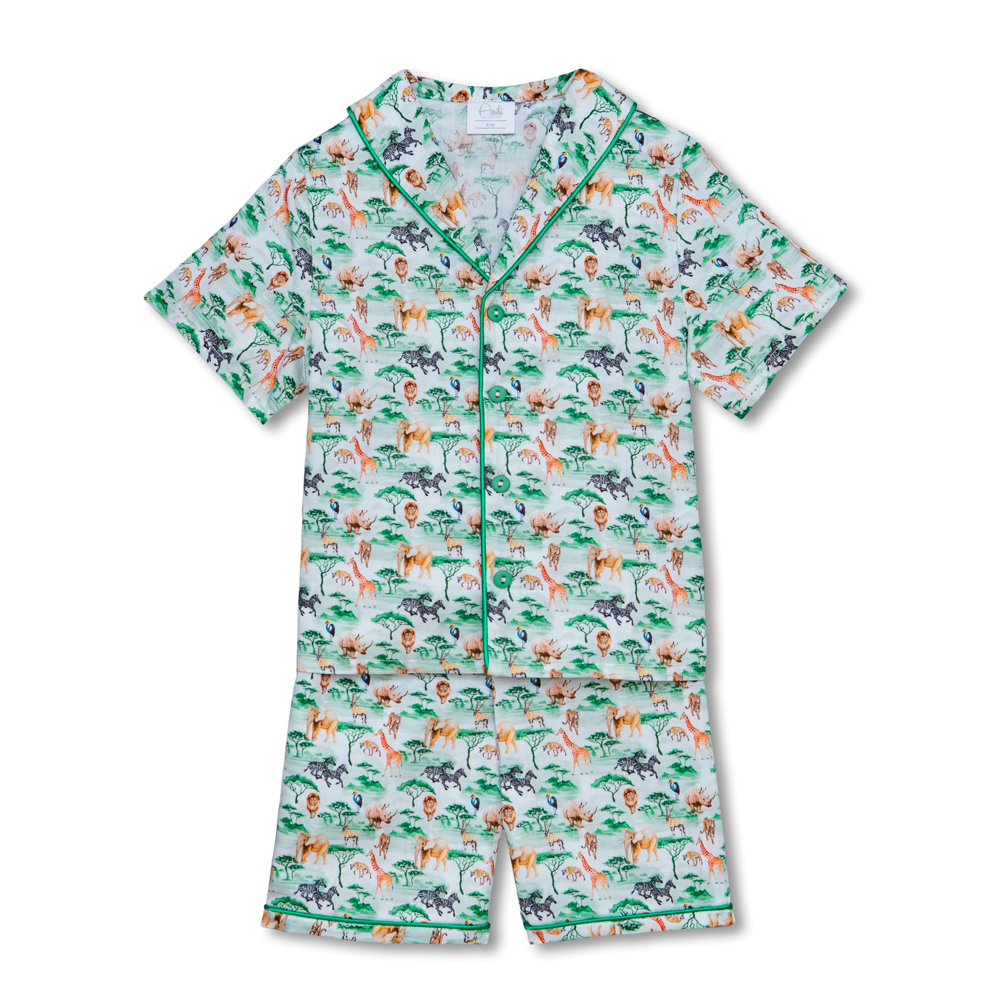 SAMUEL - BOYS PYJAMA FOREST PRINT