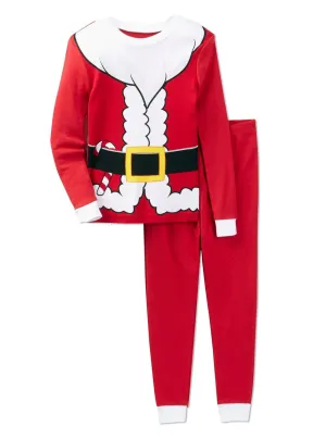 Santa Claus Toddler Little Boys' Cotton 2-Piece Pajama Set