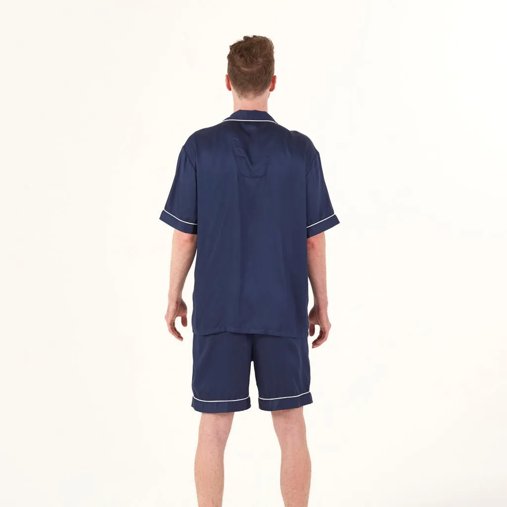 Sateen Short Sleeve PJ Shirt