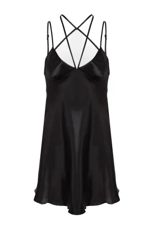 Satin Piping Detailed Babydoll