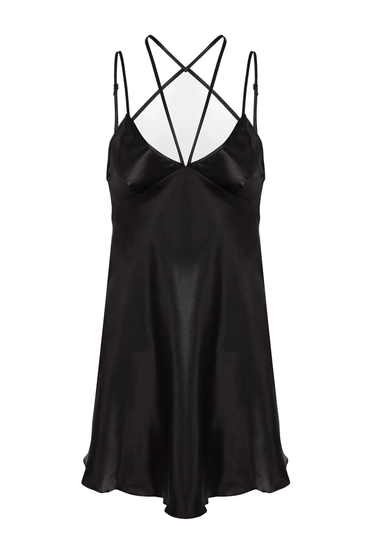 Satin Piping Detailed Babydoll