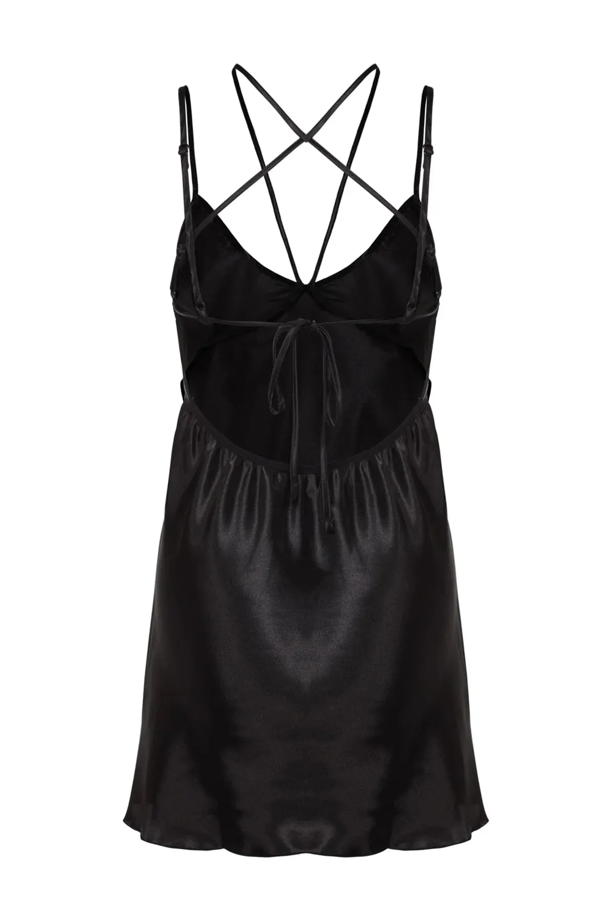 Satin Piping Detailed Babydoll