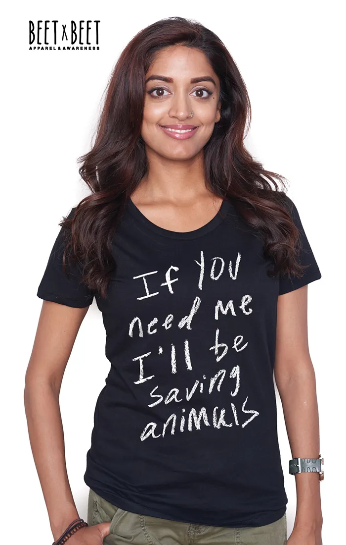 'Saving Animals' Women's T