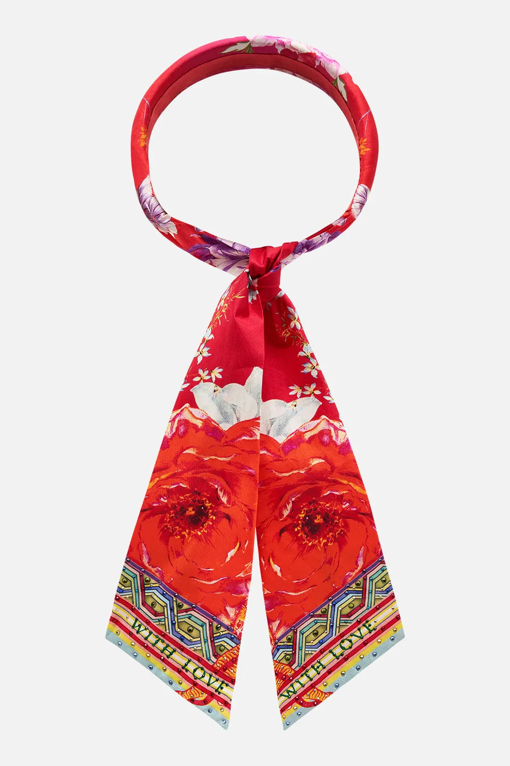 SCARF HEADBAND KISS AND TELL