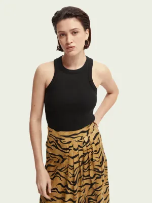 Scotch & Soda Racer Tank in Black
