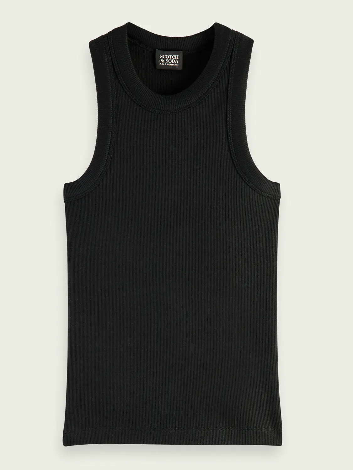 Scotch & Soda Racer Tank in Black
