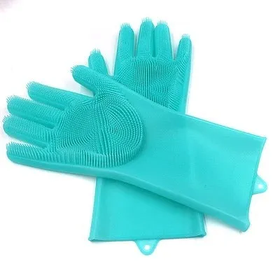 Scrubbing Gloves Dishwashing Cleaning Gloves