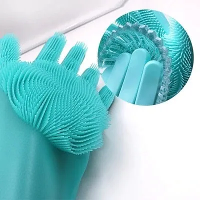 Scrubbing Gloves Dishwashing Cleaning Gloves