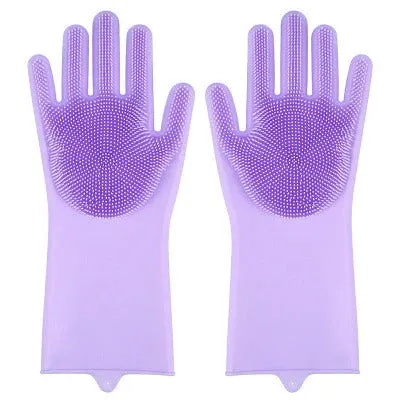 Scrubbing Gloves Dishwashing Cleaning Gloves