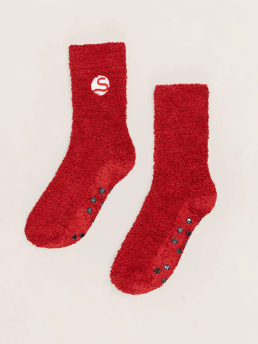 Shapermint® Fuzzy Slipper Socks