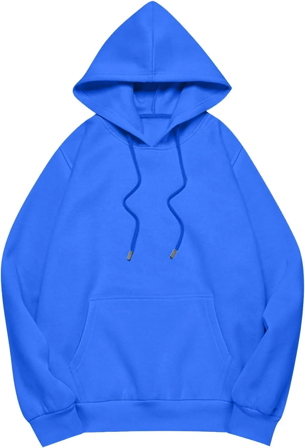 Sherpa Lined Hoodie Women Long Sleeves Solid Color Fleece Lined Sweatshirt Winter Warm Hooded Pullover with Pocket
