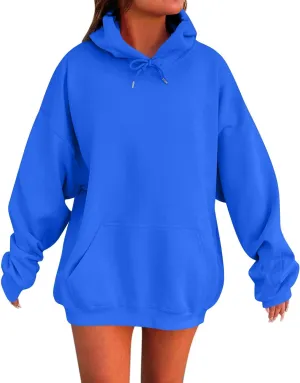 Sherpa Lined Hoodie Women Long Sleeves Solid Color Fleece Lined Sweatshirt Winter Warm Hooded Pullover with Pocket