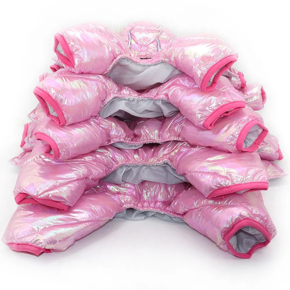 Shiny Thickened Warm Dog Jacket